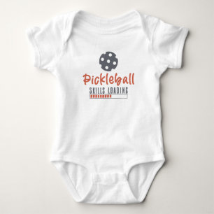 Pickleball Skills Loading - Pickleball Baby Bodysuit
