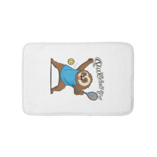 Pickleball Sloth T- Pickleball Y'all Bath Mat