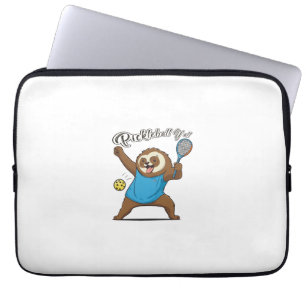 Pickleball Sloth T- Pickleball Y'all Laptop Sleeve