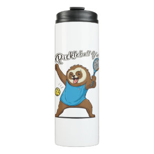 Pickleball Sloth T- Pickleball Y'all Thermal Tumbler