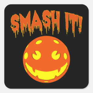 Pickleball Smash it Square Sticker