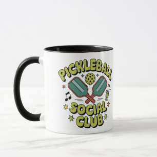 Pickleball Social Club Retro Design for players Mug