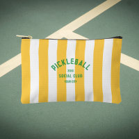 Pickleball Social Club Yellow Cabana Stripe