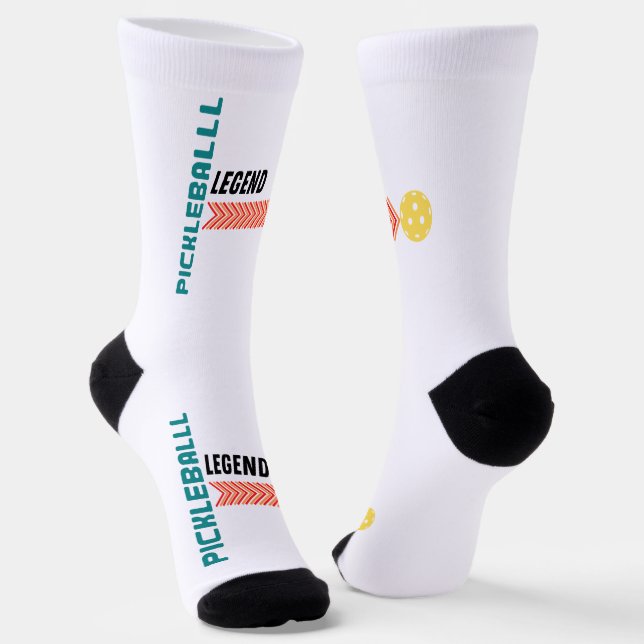Pickleball socks legend pro enthusiast player  (Angled)