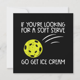 Pickleball Soft Serve Get Ice Cream Pickle Ball Me Save The Date
