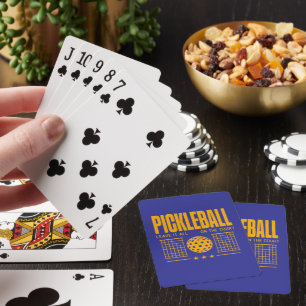Pickleball Spirit - Leave It All On The Court Playing Cards