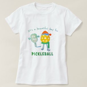 Pickleball Sport Funny Cool Trendy Pickleball Day  T-Shirt