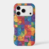 Pickleball Sports Club Rainbow Paddle Pattern