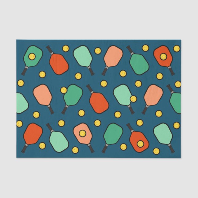 Pickleball Sports Tissue Paper (Front)