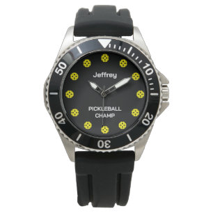 Pickleball sports watch gift with custom name