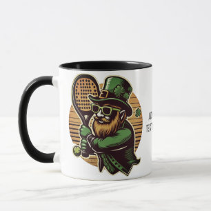 Pickleball St. Patrick's Day Paddleball Mug