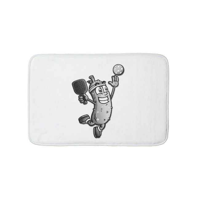 Pickleball Star Bath Mat (Front)