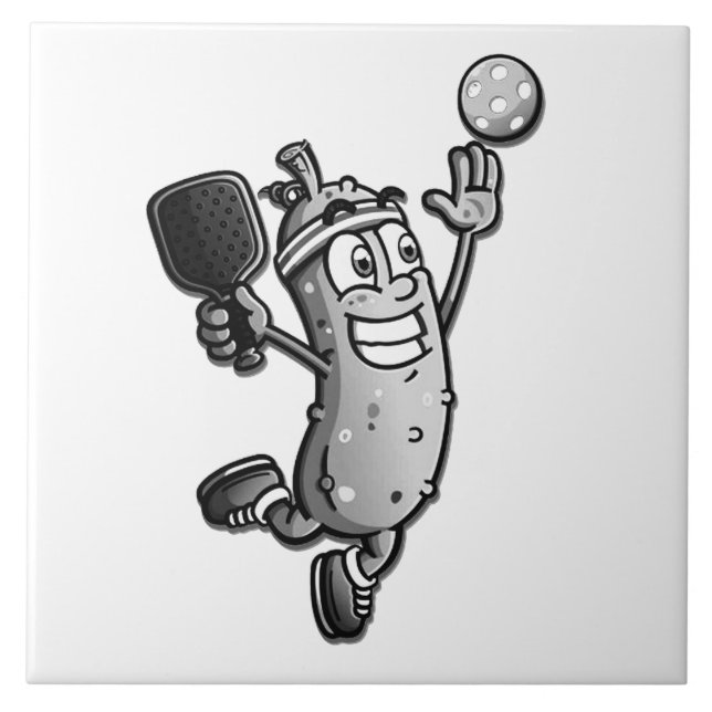 Pickleball Star Ceramic Tile (Front)