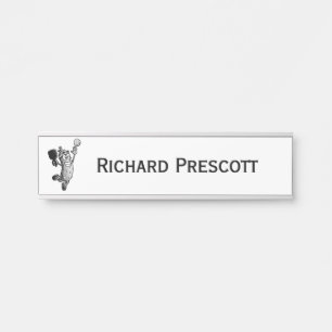 Pickleball Star Door Sign