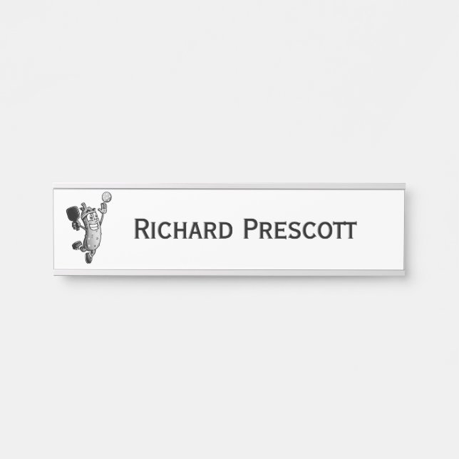 Pickleball Star Door Sign (Front)