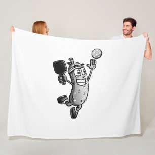 Pickleball Star Fleece Blanket