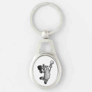 Pickleball Star Key Ring