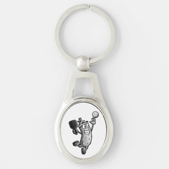 Pickleball Star Key Ring (Front)