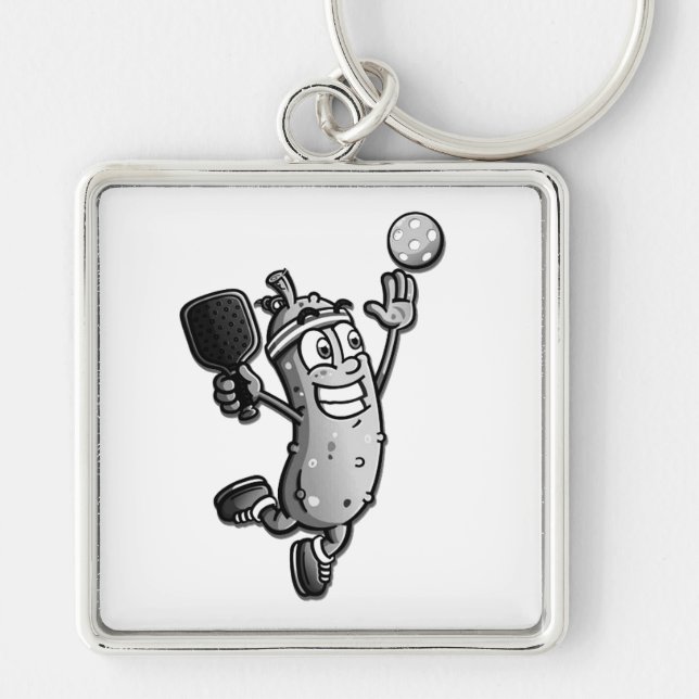 Pickleball Star Key Ring (Front)