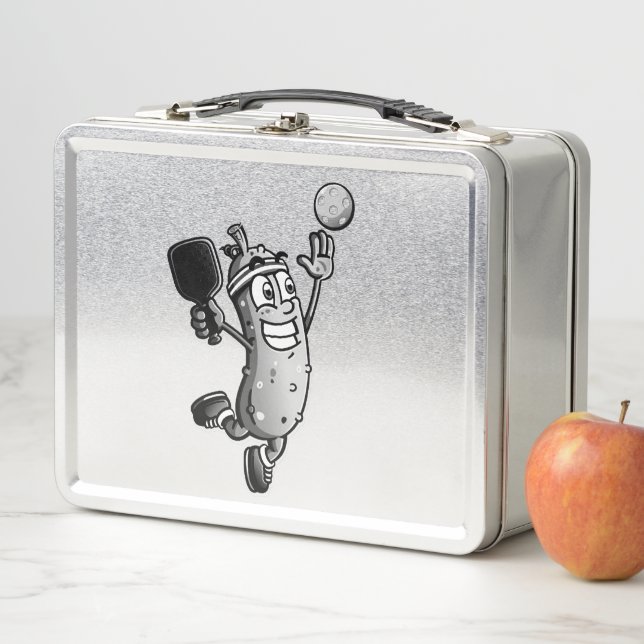Pickleball Star Metal Lunch Box (In Situ)