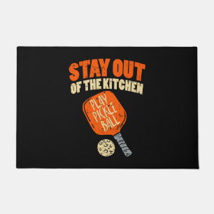 Pickleball - Stay Out Of The Kitchen Doormat