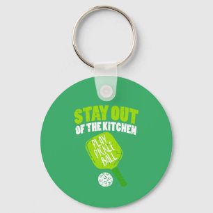 Pickleball - Stay Out Of The Kitchen Key Ring