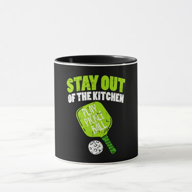 Pickleball - Stay Out Of The Kitchen Mug (Center)