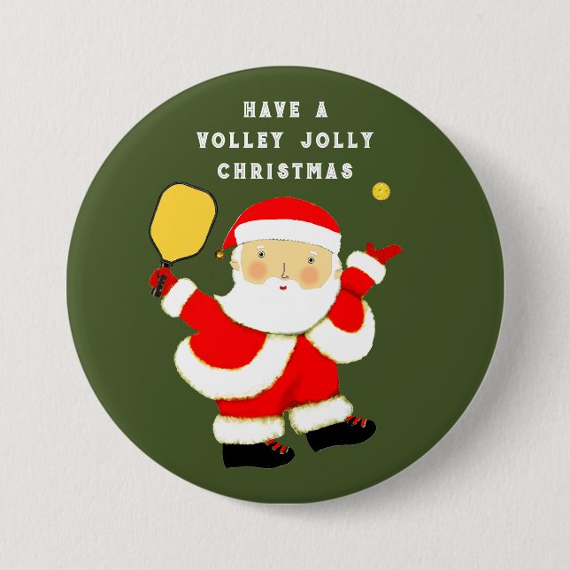 Pickleball Stocking Stuffers 7.5 Cm Round Badge (Front)