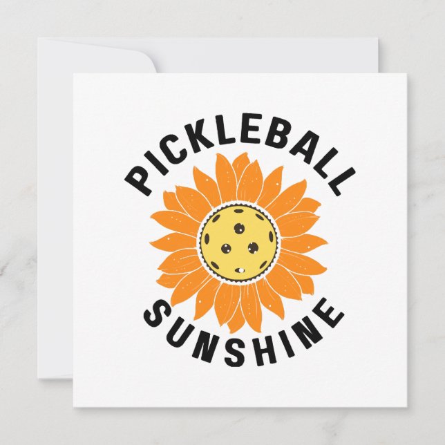 Pickleball sunshine invitation (Front)