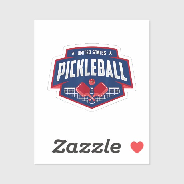 Pickleball Support the Team Pickleball Player USA  (Sheet)