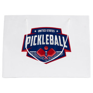 Pickleball Support the Team Pickleball Player USA Large Gift Bag