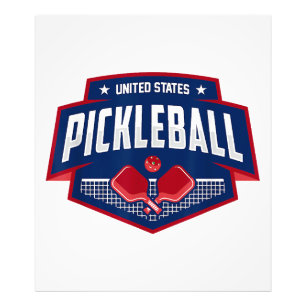Pickleball Support the Team Pickleball Player USA Photo Print