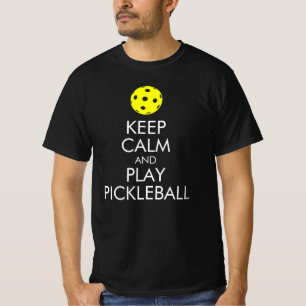 Pickleball T-shirt: Keep Calm and Play Pickleball T-Shirt