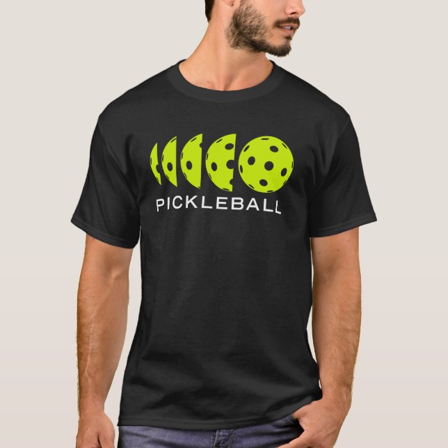 Pickleball T-shirt: Pickleball Dimensions T-Shirt (Front)