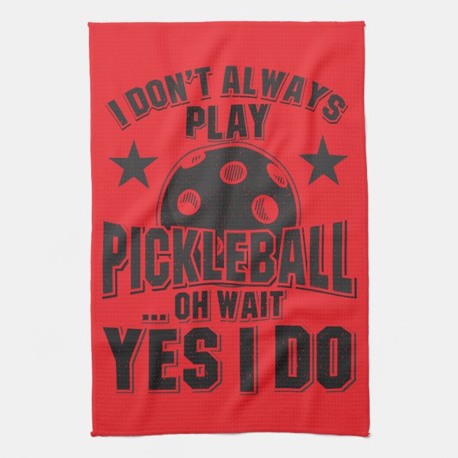 Pickleball Tea Towel (Vertical)