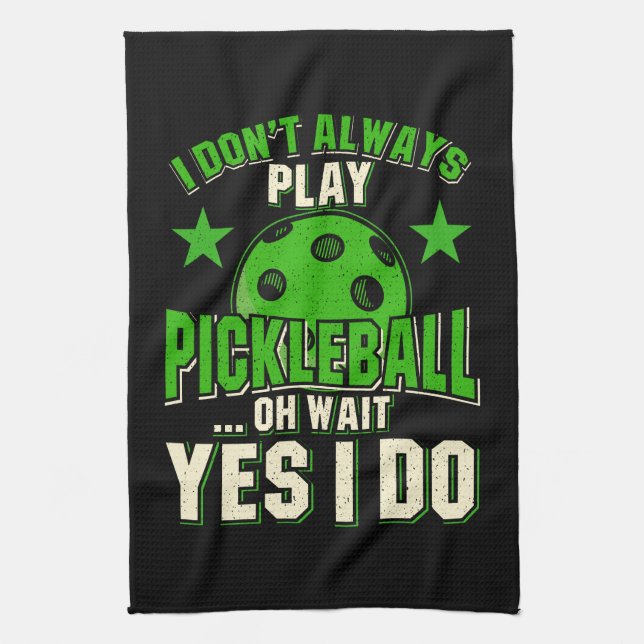 Pickleball Tea Towel (Vertical)