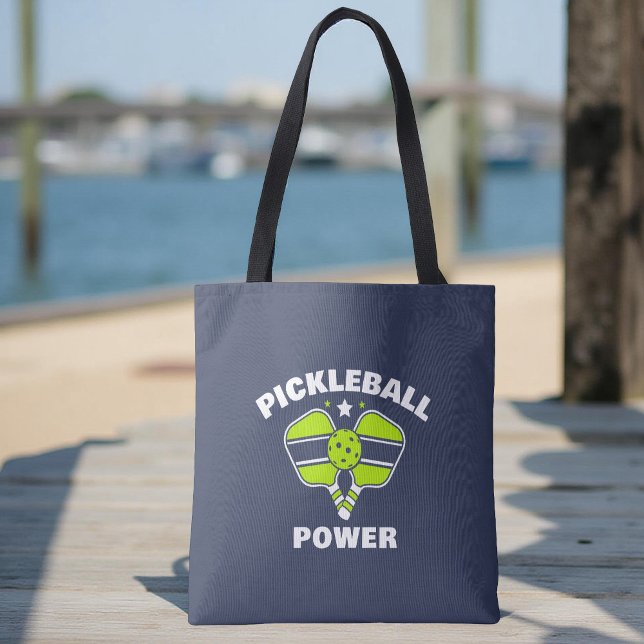 Pickleball Team Name Custom  Tote Bag (Creator Uploaded)