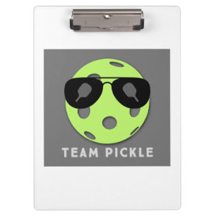 Pickleball "Team Pickle" clipboard