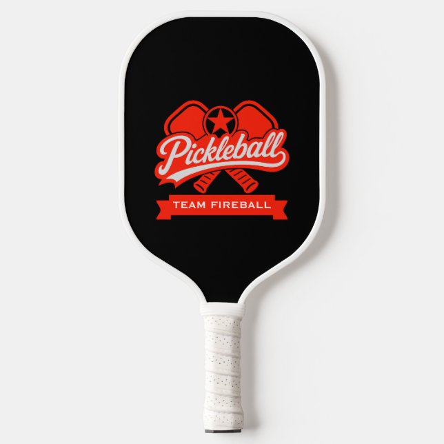Pickleball Team Player Paddle (Front)