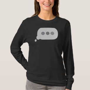 Pickleball Text Message Chat Bubble Pickleball Pl T-Shirt