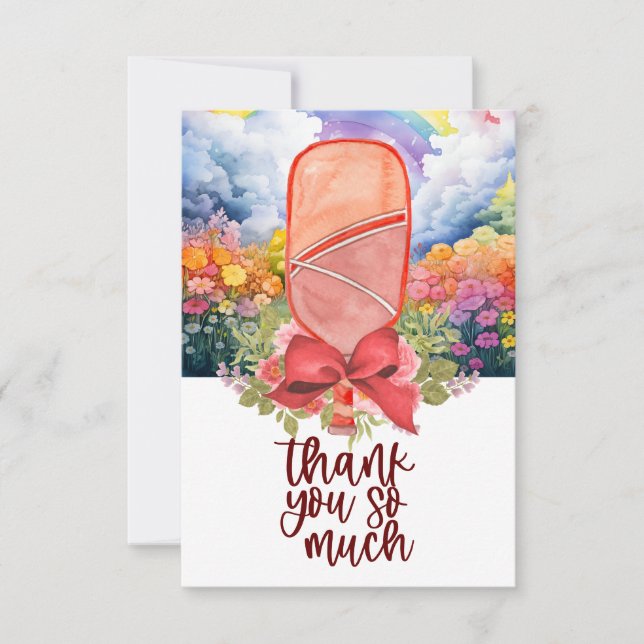 Pickleball  thank you card (Front)