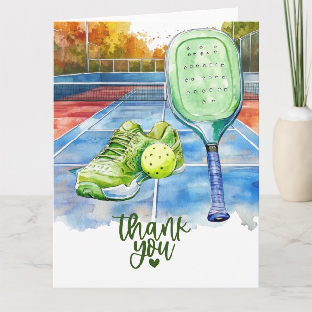 Pickleball  thank you card (Front)