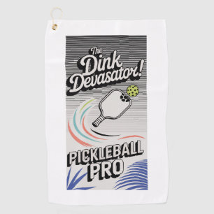 Pickleball The Dink Devastator Club Sports Golf Towel