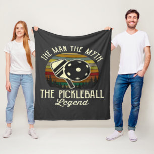 Pickleball- The Man, The Myth, The Legend  Fleece Blanket