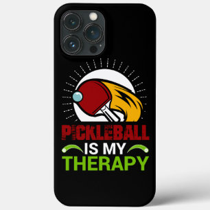 Pickleball Therapy: A Playful Escape on the Court iPhone 13 Pro Max Case