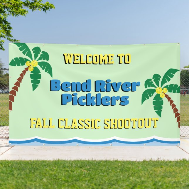 Pickleball Tournament Welcome Banner (Outside)