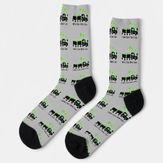 Pickleball Training I Dink I Can Blue and Green Socks