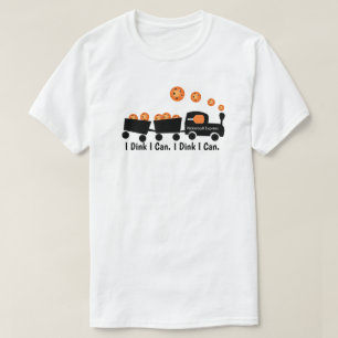 Pickleball Training I Dink I Can Orange Ball T-Shirt