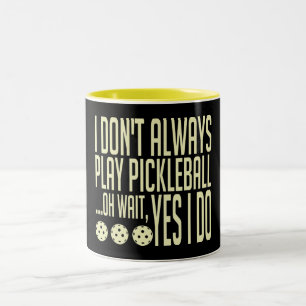 Pickleball Two-Tone Coffee Mug