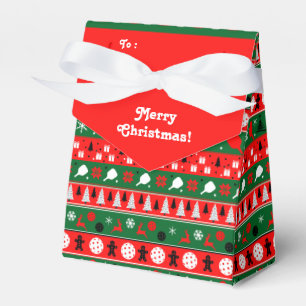 Pickleball Ugly Sweater Favour Box